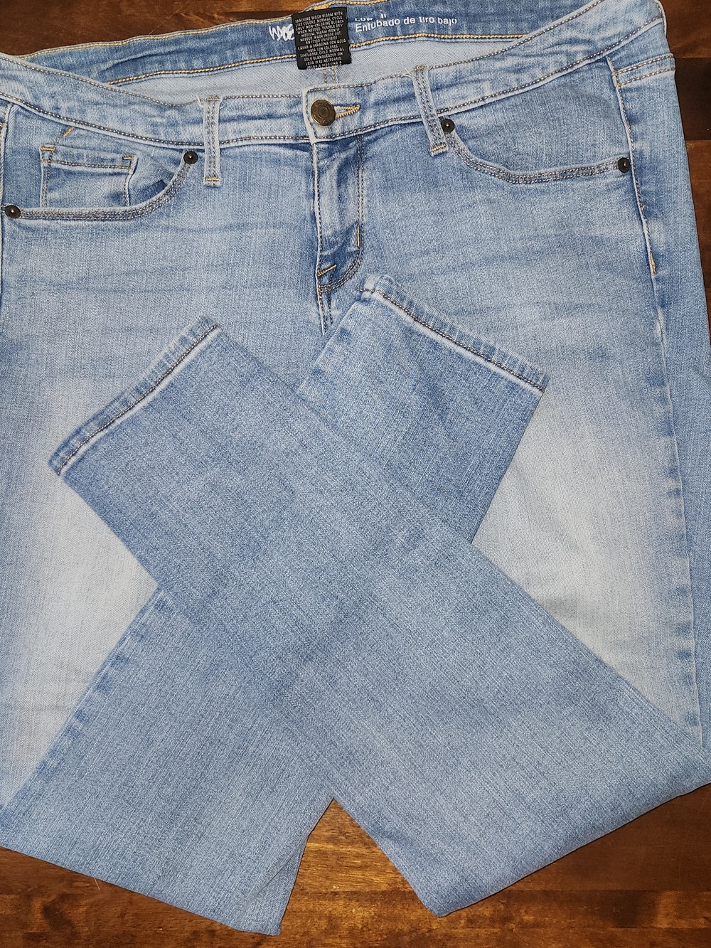 Mossimo Supply Co. Light Blue Straight Leg Jeans